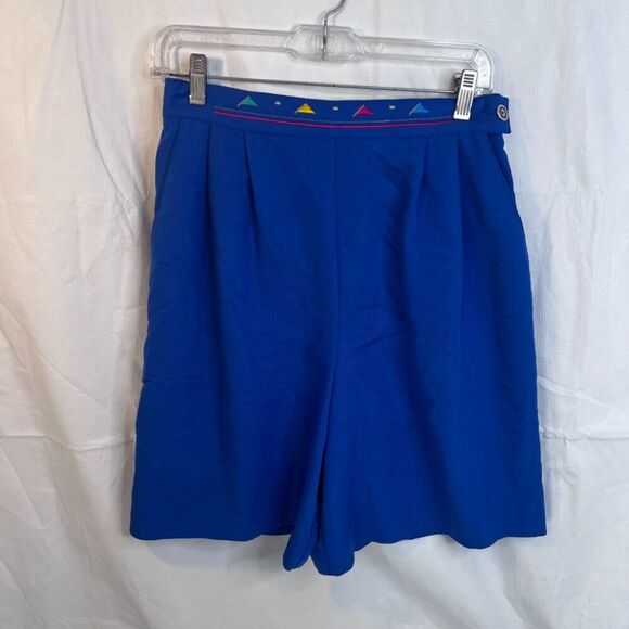 Nancy Bolen City Girl Y2K Short Set Quirky Eclectic Patterned Hem Top Size 10 MD - Picture 4 of 16